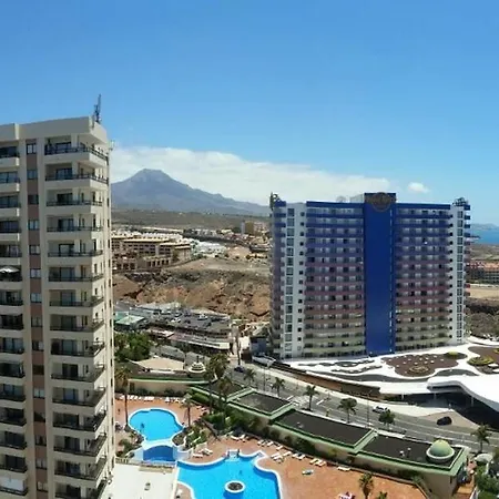 With One Bedroom In Adeje, With Wonderful Sea View, Pool Acc Appartement